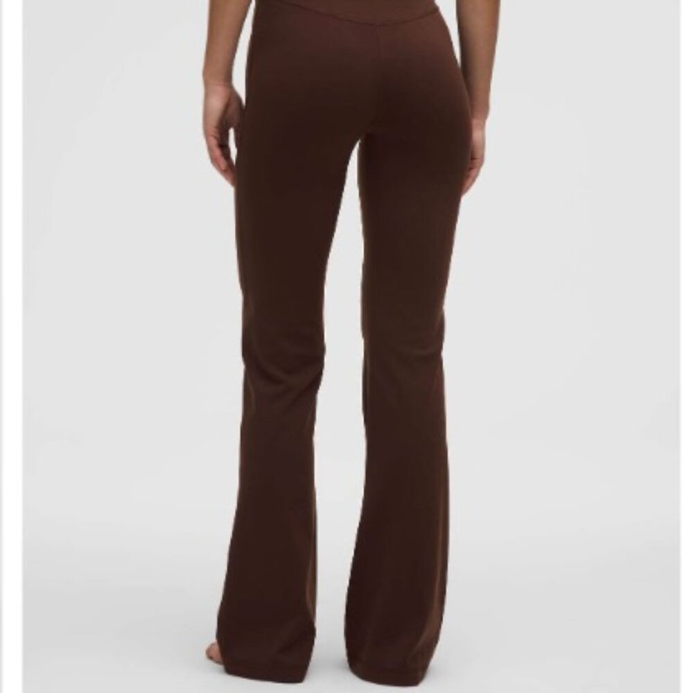 Lululemon Wunder Under SmoothCover High-Rise Bootcut Pant 34" Lava Cake size 10 - Picture 2 of 8